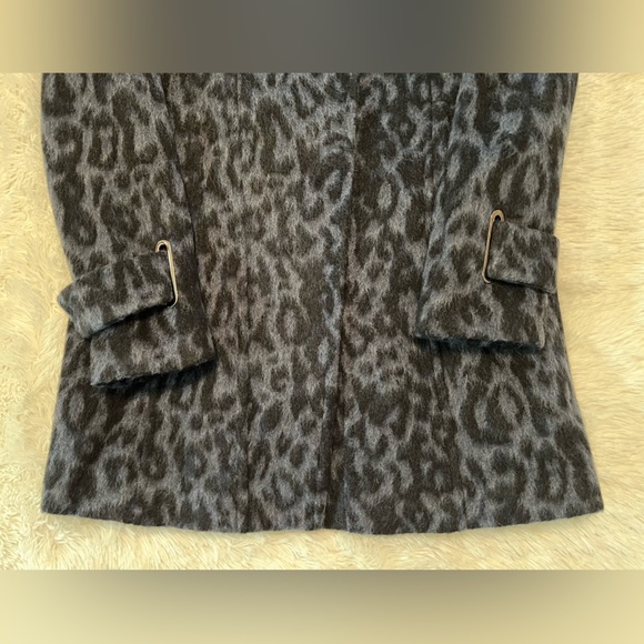 Banana Republic Animal Print Wool Coat / Jacket - NWOT! - Picture 12 of 13